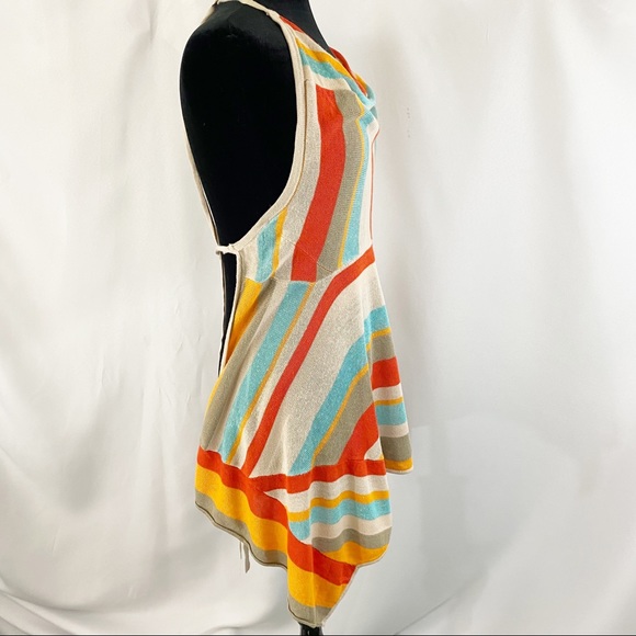 Nanette Lepore Stripe Cover Up Apron - Picture 3 of 5